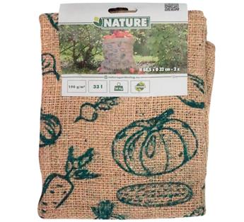 [144279] Sac jute h 68.5 / 49.5 ( D32 )cm 10 kg * 2 pc