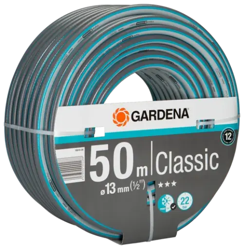 [117513] Gardena Tuyau Classic 13 Mm (1/2) - 50 M  ** Garanti 12 ans **