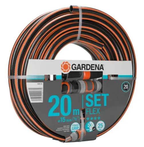 [118136] Gardena Tuyau Flex 9X9 5/8. 20 M Equipe