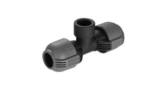 [103726] Gardena Piece en T 25 mm X 3/4” Filetage Femelle
