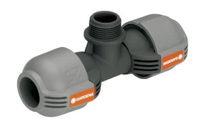 [103725] Gardena Piece En T 25 mm X 3/4” Filetage Male