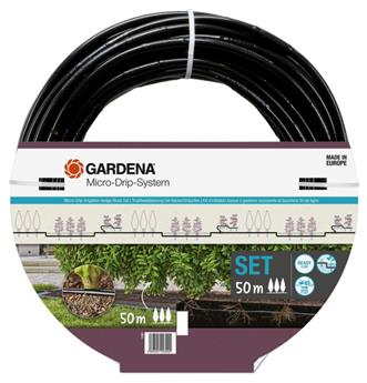 [142926] Gardena Set arrosage goutteurs 50 M 13 mm haies - Massif MDS Micro-Drip System