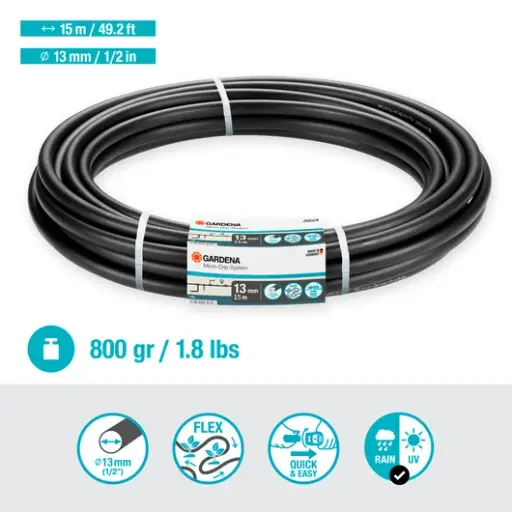 [100286] Gardena Tuyau 13 mm - 15 M MDS Micro-Drip System
