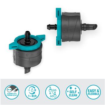 [142939] Gardena Goutteurs régulateur de pression 1-8 litres/h * 5 pc MDS Micro-drip System