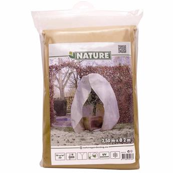 [131297] Housse hiver beige Ht 250 x diam 200 cm 70 gr/M²