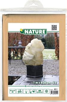 [131292] Housse hiver beige Ht 100 x D 50 cm 50 gr/M² X 3  pièces