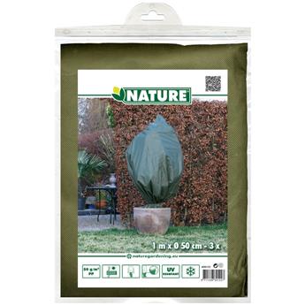 [131295] Housse hiver vert Ht 100 x  diam 50 cm  50 gr /M² * 3  pc