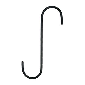 [105260] Crochet S 20 cm acier Epoxy Vert Support