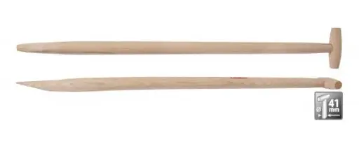 [120676] Manche courbe en frêne pour bêche T 950 / 41 mm Polet