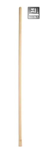 [120679] Manche bois de frêne serfouette L 1300 / diam 34 mm 
