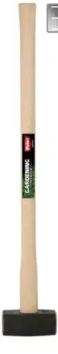 [138358] Masse 4 KG Carré manche bois 90cm