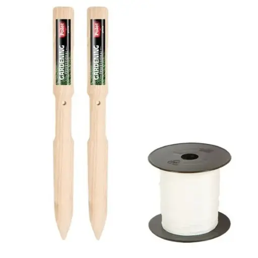 [122814] Cordeau 25 M + 2 piquets bois inclus