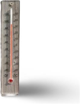 [128263] Thermometre aluminium Ht 37 cm mural pour extérieur