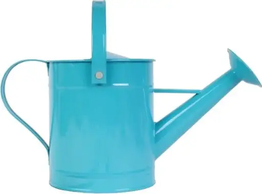 [136278] Arrosoir métal Bleu 1. 6 litres
