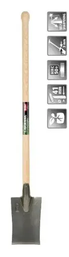 [122531] Beche Polet Pro. 32/16 manche bois boule