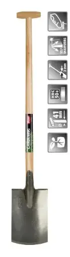 [122522] Beche Polet Pro 28 18 PP manche T 95 cm