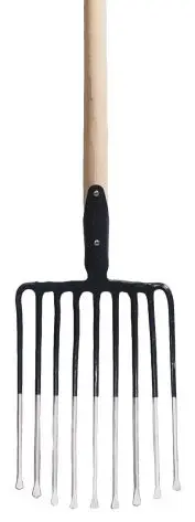 [116521] Fourche à cailloux et écorces 9 dents manche D DPYP