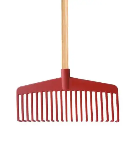 [133301] Balai gazon polyamide 380 mm avec manche bois