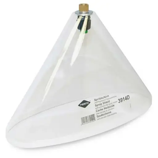 [142694] EDIALUX capot pulvér. ovale 30 cm+buse jet plat