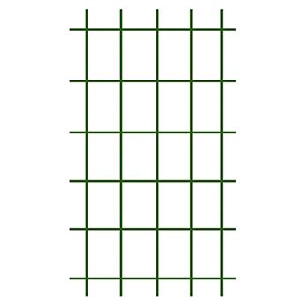 [125618] Treillis métal acier plastifié vert  H 145 x 57 cm