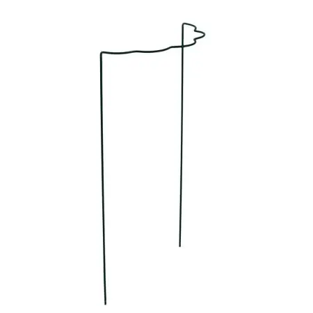 [135172] Peacock tuteur demi cercle festonné vert D40 Ht 120 cm