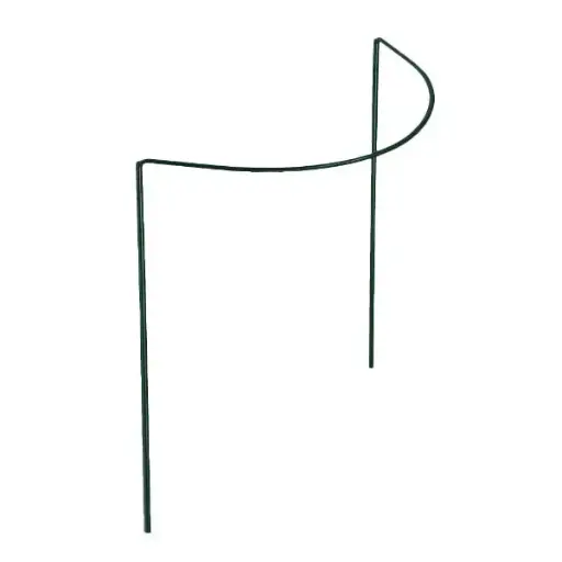 [134881] Peacock Tuteur demi cercle vert D 40 Ht 120 cm