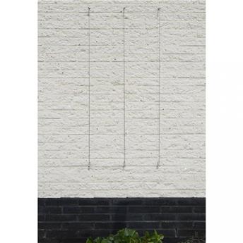 [108292] Treillis métal plastifié gris  145 x 72.5 cm