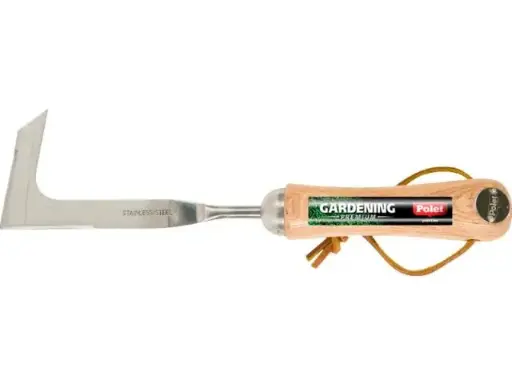 [144158] Couteau Desherbeur mch bois Polet