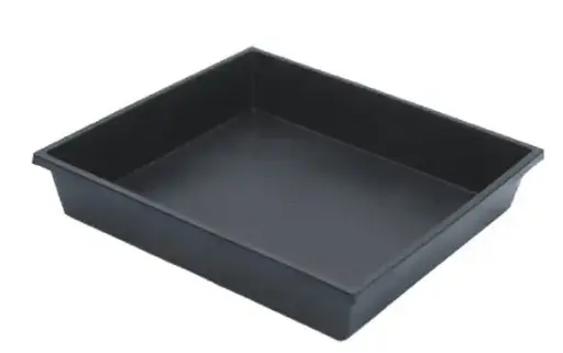 [110386] Terrine bac à semis Noir 44 / 40 / Ht 8 ** Modèle Danois de qualité Professionnel sans trous **