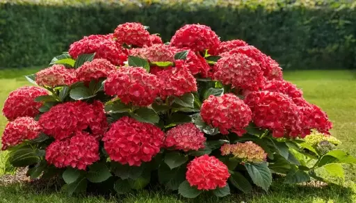 [114277] Hydrangea macrophylla Hot Red Pot 26 cm