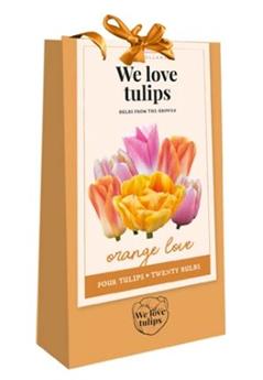 [135382] Tulipe sac 20 bulbes We love tulips orange * cal.11/12