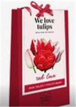 [135456] Tulipe sac 20 bulbes We Love Tulips Red Love cal.11/12