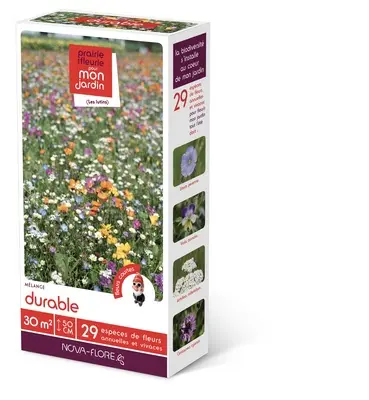 [137071] Prairie Fleurie Lutins court durable 200 g 30 M² Nova Flore