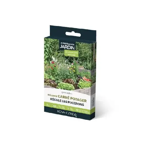 [139841] Prairie fleurie Carré Potager 16 g 3M² Nova Flore