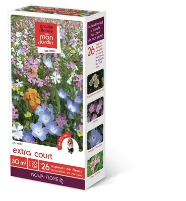 [121672] Prairie fleurie Lutins extra court 30 m ²