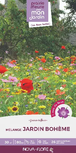 [114935] Prairie Fleurie 200 g 30 M² Fleur De L´Ete-Boheme