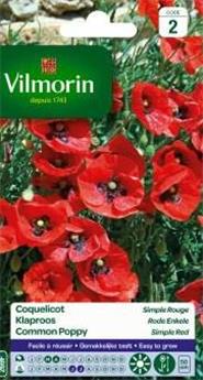 [138178] Coquelicot Simple Rouge (Vilm)