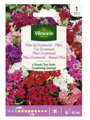 [0998055] Phlox de Drummond à Grande Fleur Variée Vilm
