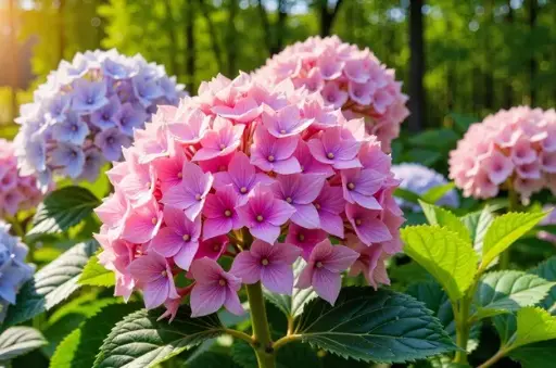 [0999052] Hydrangea macrophylla HI Island Pink Pot P23 cm