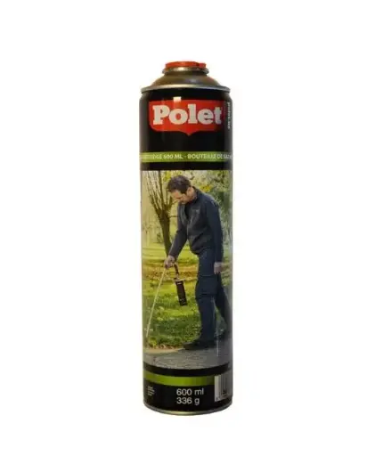 [0999066] Cartouche gaz 600 Ml 300 grms pour désherbeur thermique Polet