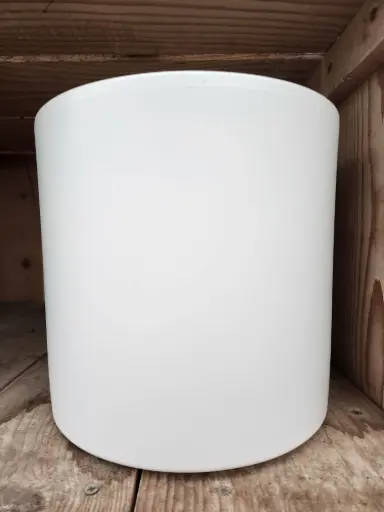 [0999912] Cache Pot Blanc 23cm  